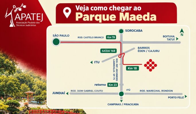 Confraternização Apatej: veja programação e como chegar ao Parque Maeda em 30/10